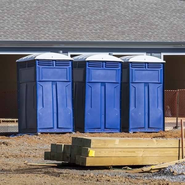 are there any restrictions on where i can place the portable toilets during my rental period in Stonington CT